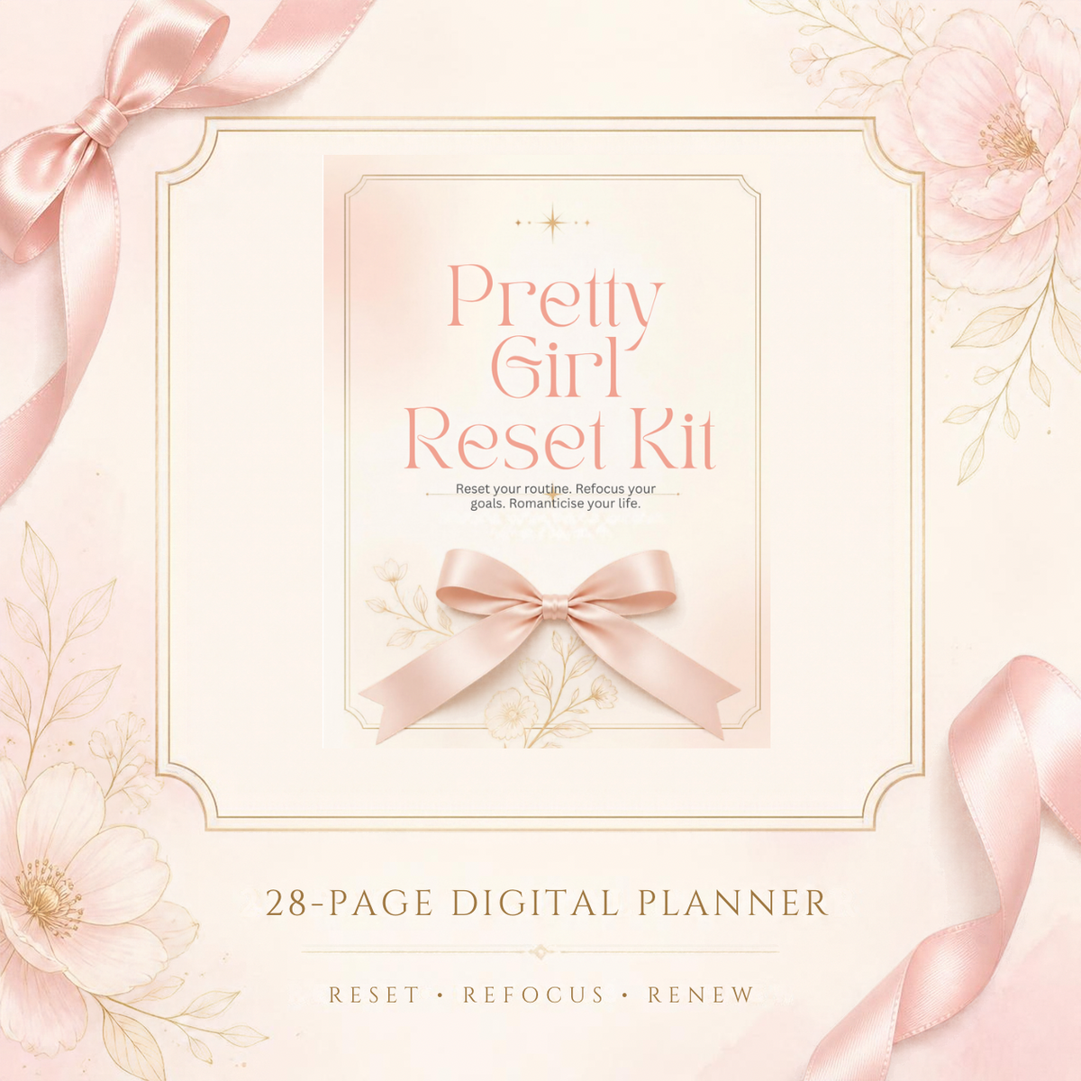 Pretty Girl Reset Planner